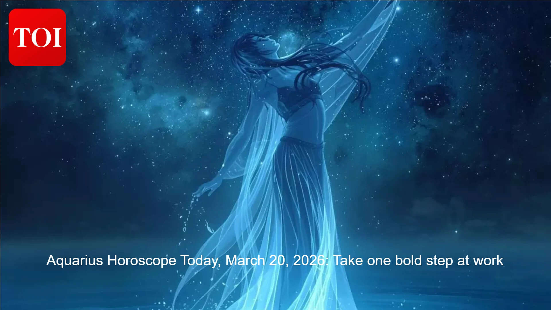 Aquarius Horoscope Today, March 20, 2026: Take one bold step at work