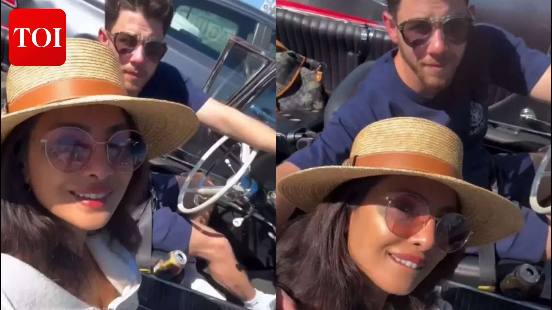 Priyanka-Nick zoom off on romantic getaway - WATCH