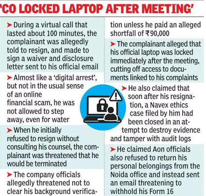 Sacked India exec alleges ‘digital arrest’