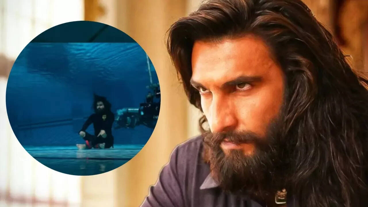 Ranveer's BTS of 'Dhurandhar 2' underwater scene goes VIRAL, netizens react