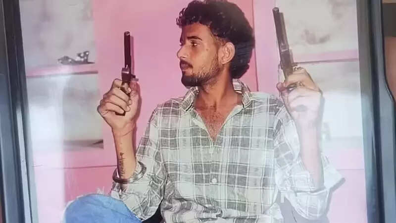 Arjun Singh was sitting near a temple with his friends when the girl's brother, Harsh Singh (in pic), and his cousin approached him and took him towards the temple on the pretext of discussing some matter