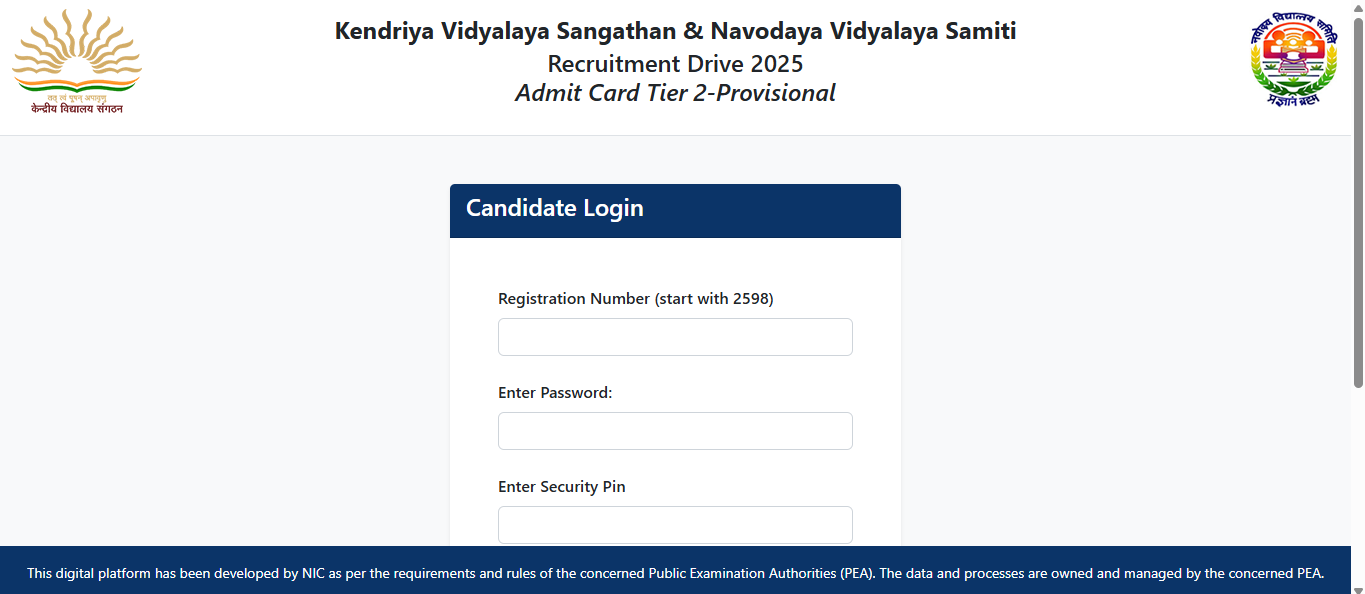 KVS NVS Tier 2 admit card 2026 released: Direct link to download hall ticket here