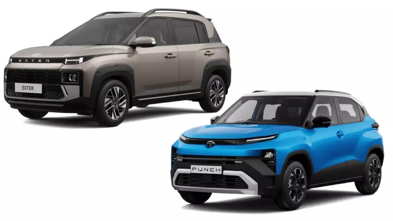 Hyundai Exter Facelift vs Tata Punch Facelift: Key details compared