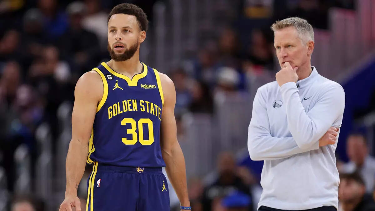 Steve Kerr and Stephen Curry
