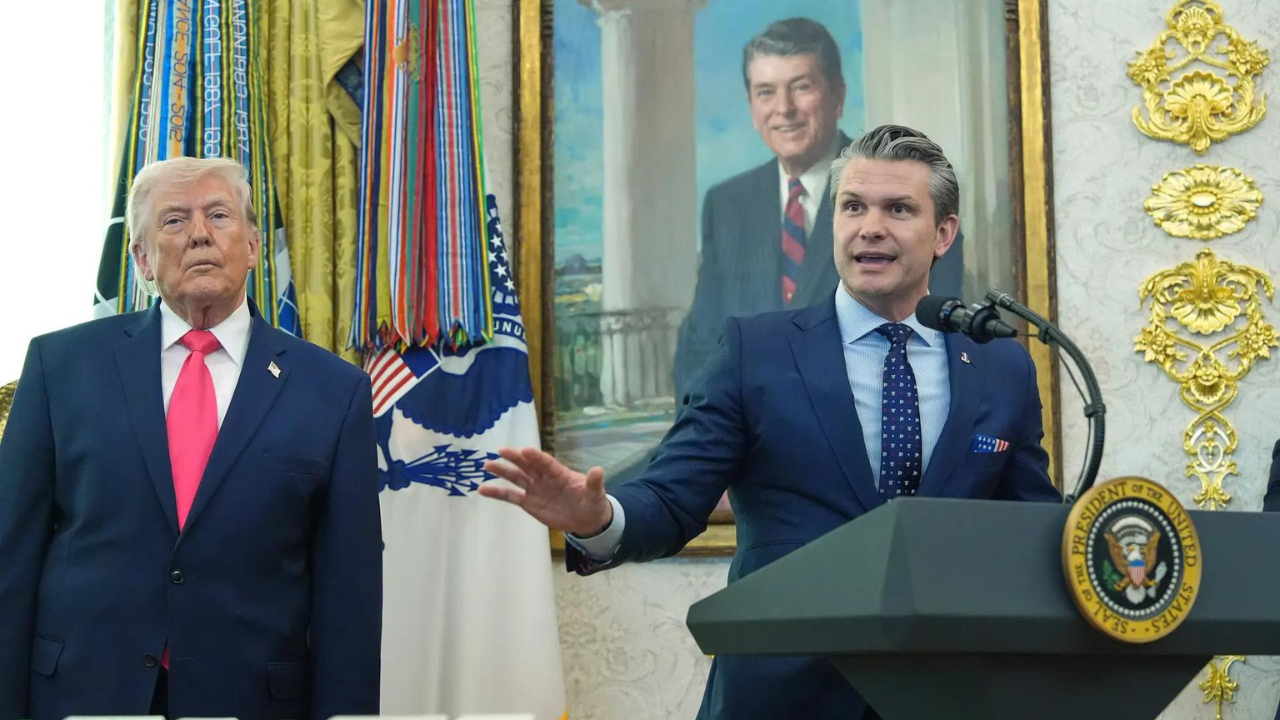 'We negotiate with bombs': US war secretary Pete Hegseth's warning to Iran as Trump talks peace