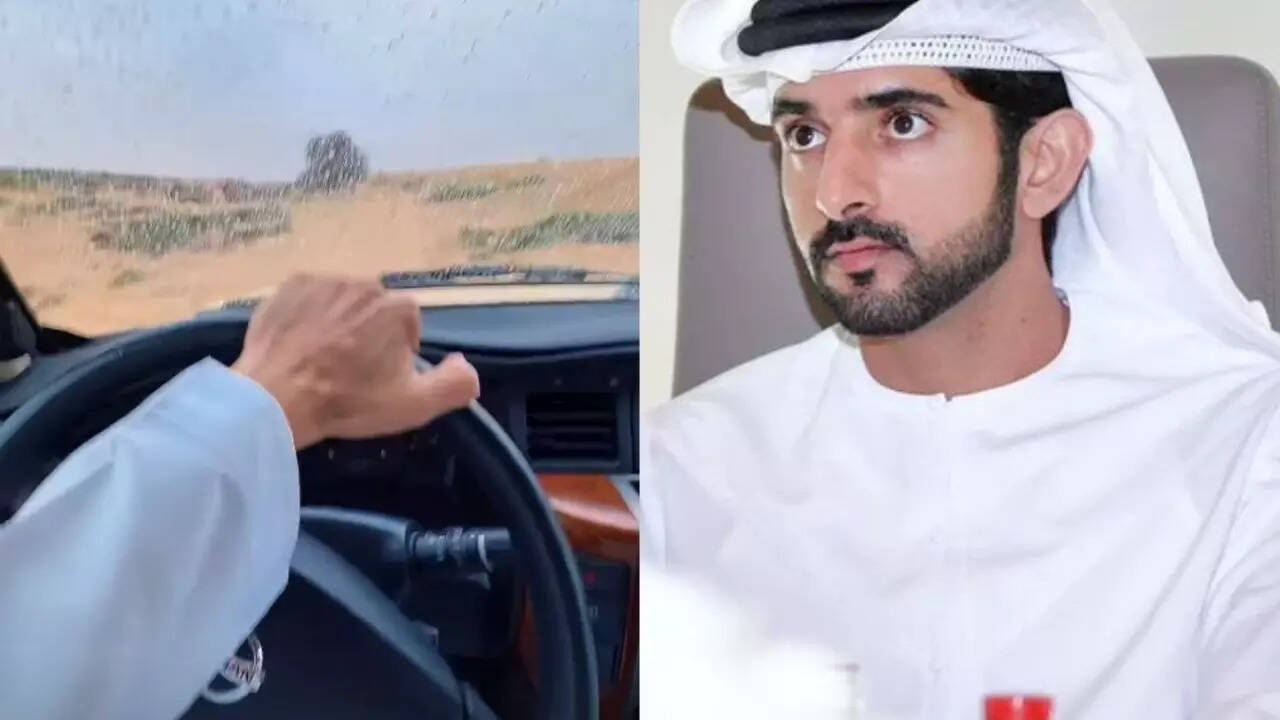 Dubai Crown Prince drives through rain-drenched emirate: Unreal side of desert in viral videos stuns millions