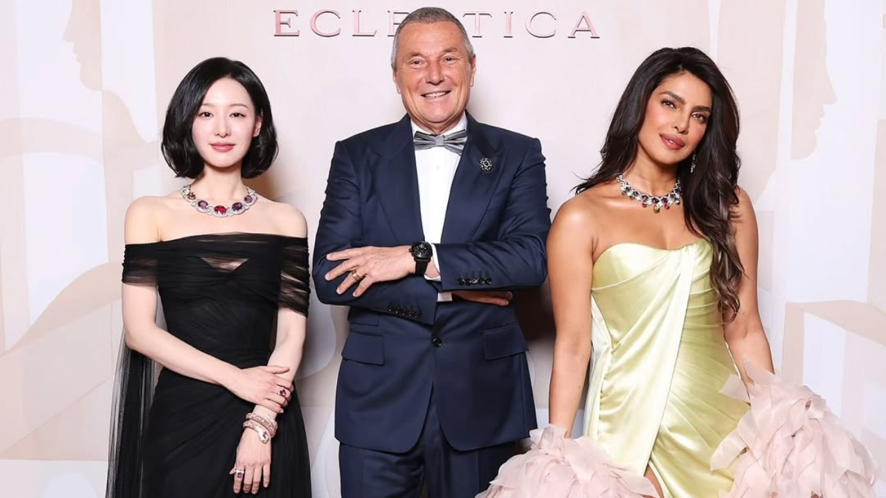 Priyanka Steals the Spotlight in Pastel Nicolas Jebran