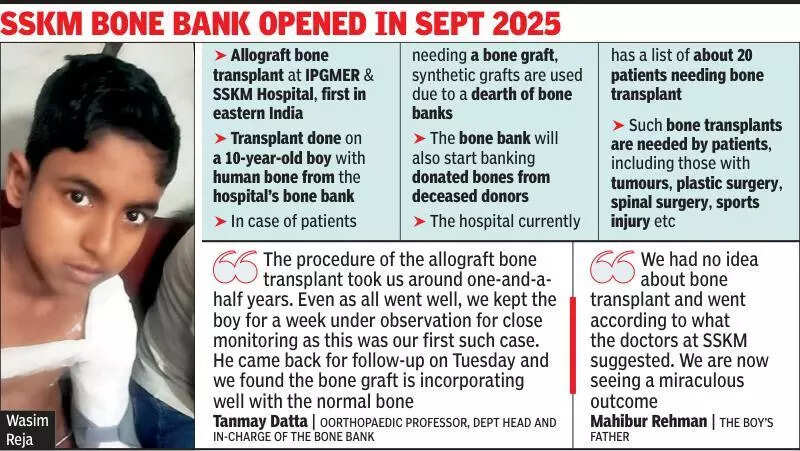 First in eastern India: 10-year-old undergoes donor bone transplant