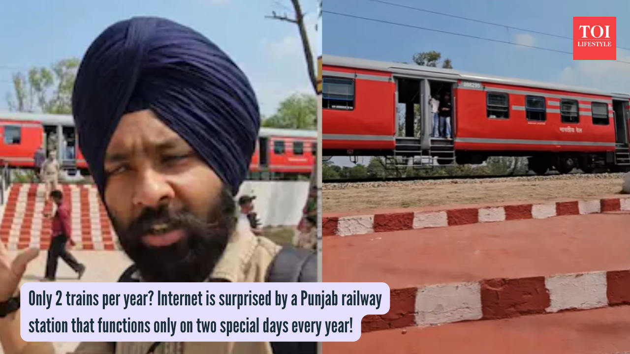 Only 2 trains per year Internet is surprised by a Punjab railway station that functions only on two special days every year!