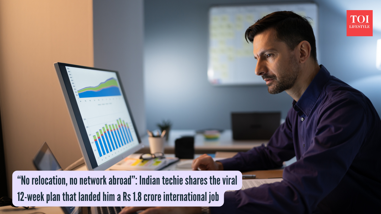 “No relocation, no network abroad”: Indian techie shares the viral 12-week plan that landed him a Rs 1.8 crore international job