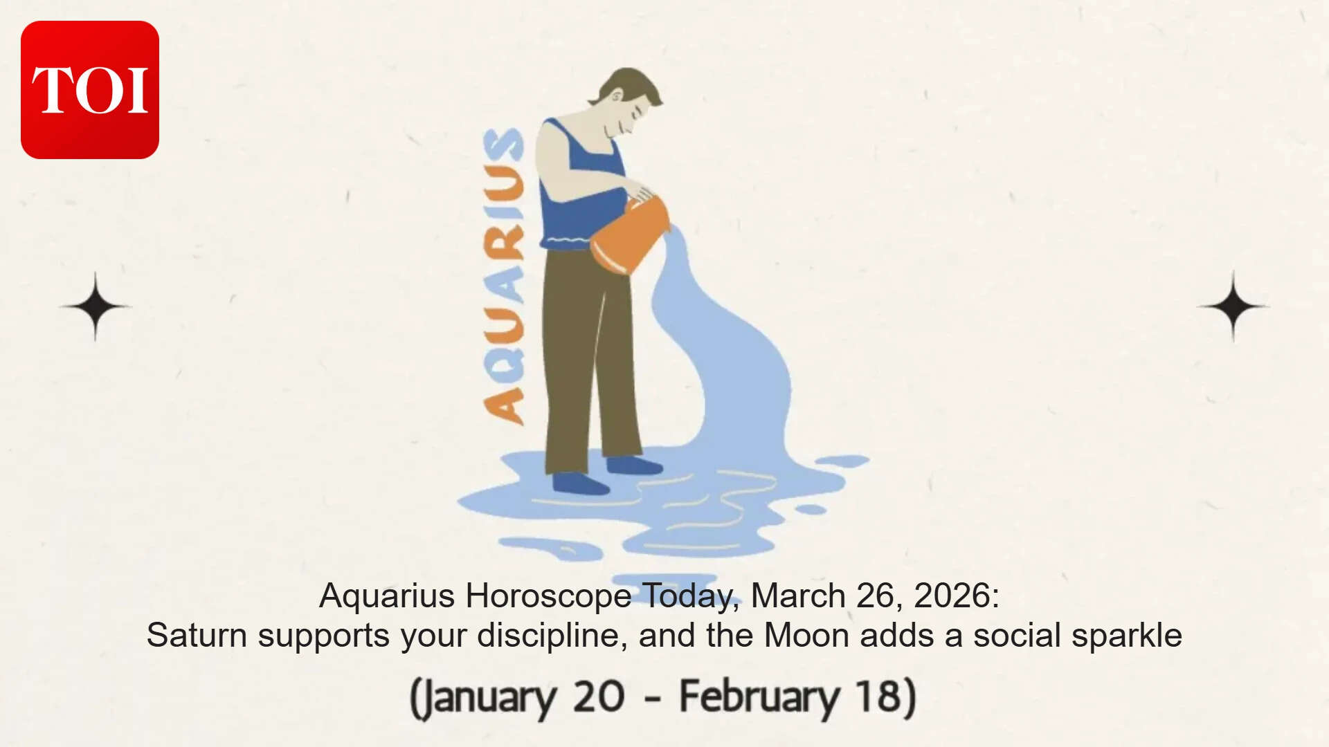 Daily Aquarius Guidance: Horoscope backs love, work and money; social plans need balance