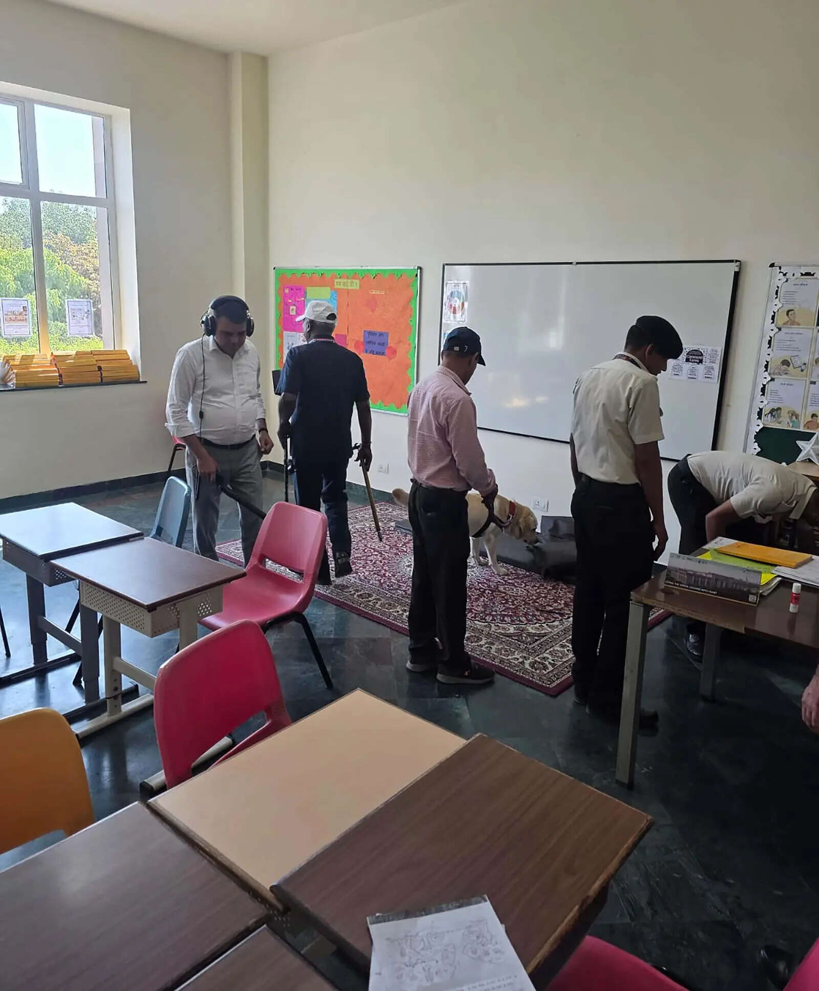 Pathways school in Baliyawas,  received a bomb threat email on Wednesday