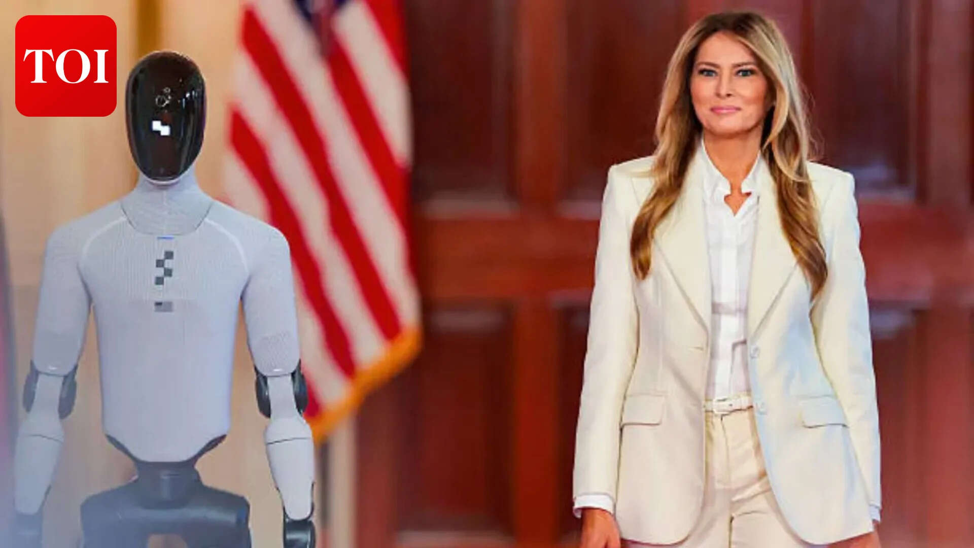 ‘No one asked for this’: Melania Trump slammed for introducing robot teacher ‘Plato’ for American students