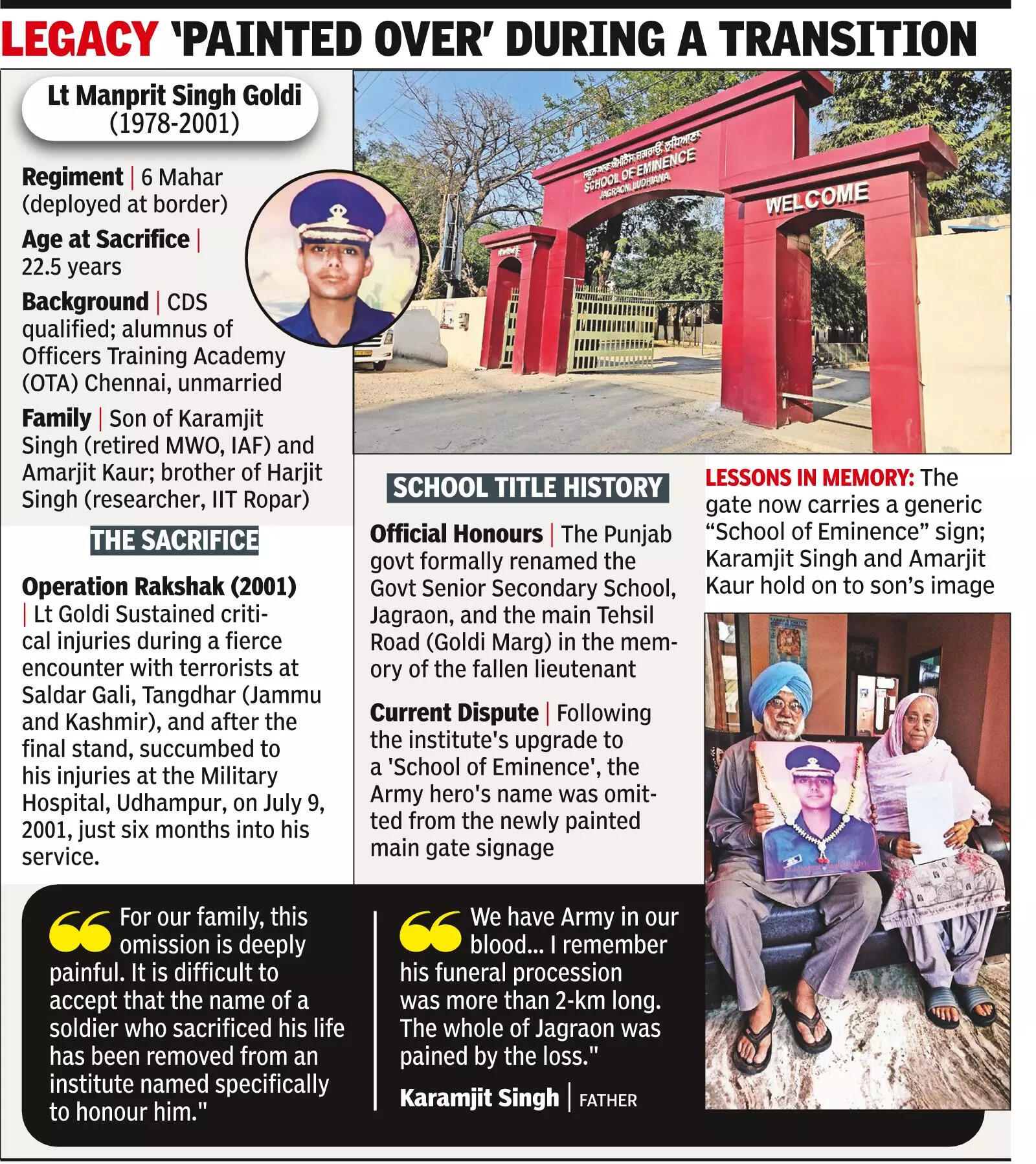 Eminence front: Rebranded school drops soldier’s name
