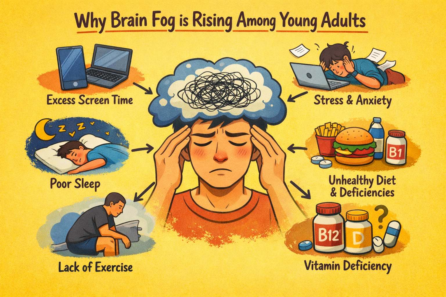 Why is brain fog rising majorly among young adults? Neurologists weigh in on the causes