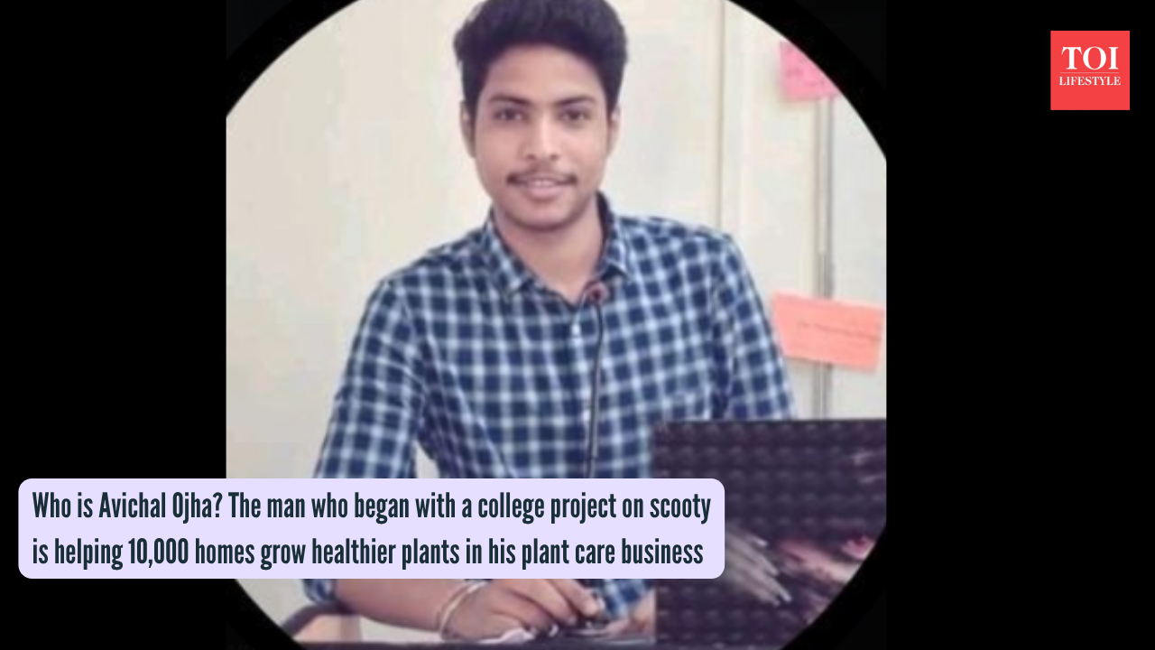 Who is Avichal Ojha The man who began with a college project on scooty is helping 10,000 homes grow healthier plants in his plant care business