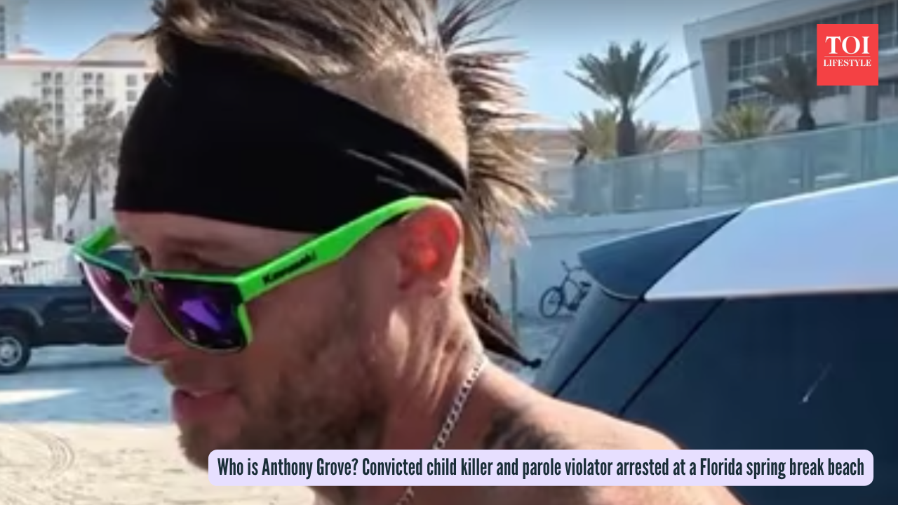 Who is Anthony Grove Convicted child killer and parole violator arrested at a Florida spring break beach