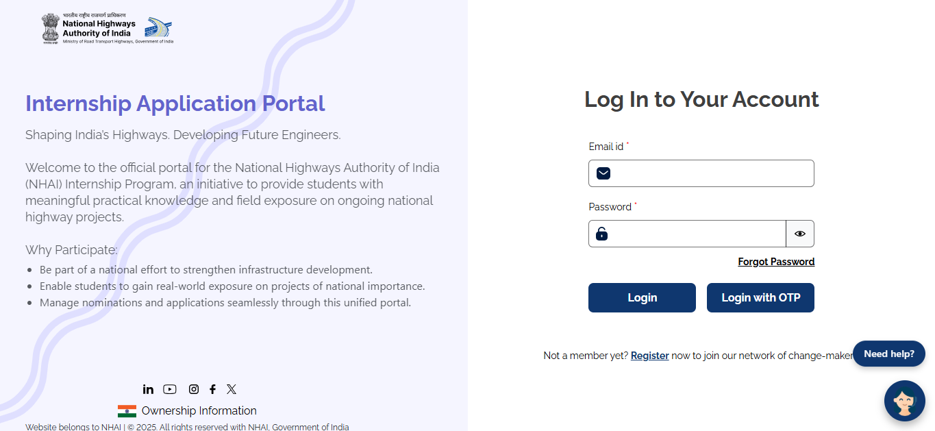 NHAI Summer Internship 2026: Registrations open; Rs 20K stipend offered, check eligibility and direct link to apply