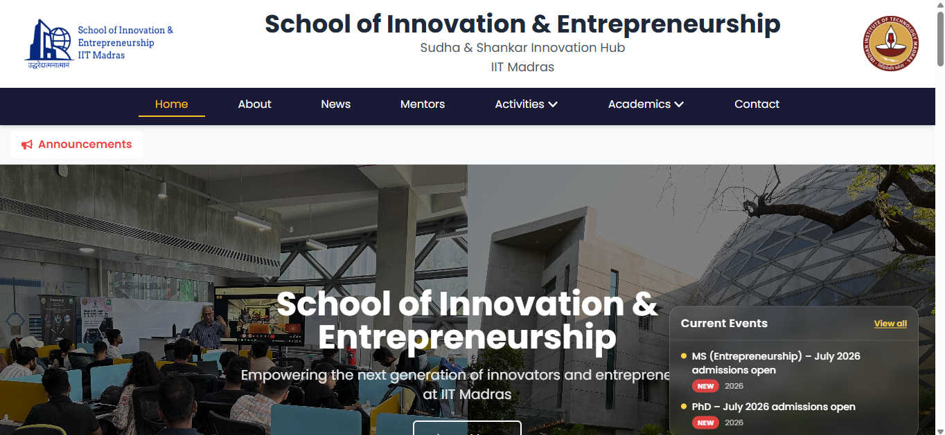 IIT Madras MS Entrepreneurship programme 2026: Applications close on March 30; check who can apply, direct link here