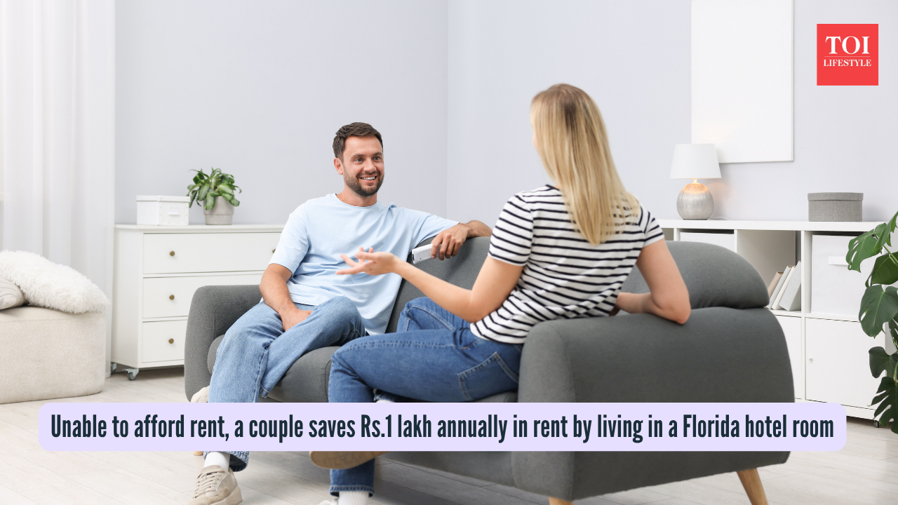 Unable to afford rent, a couple saves Rs.1 lakh annually in rent by living in a Florida hotel room