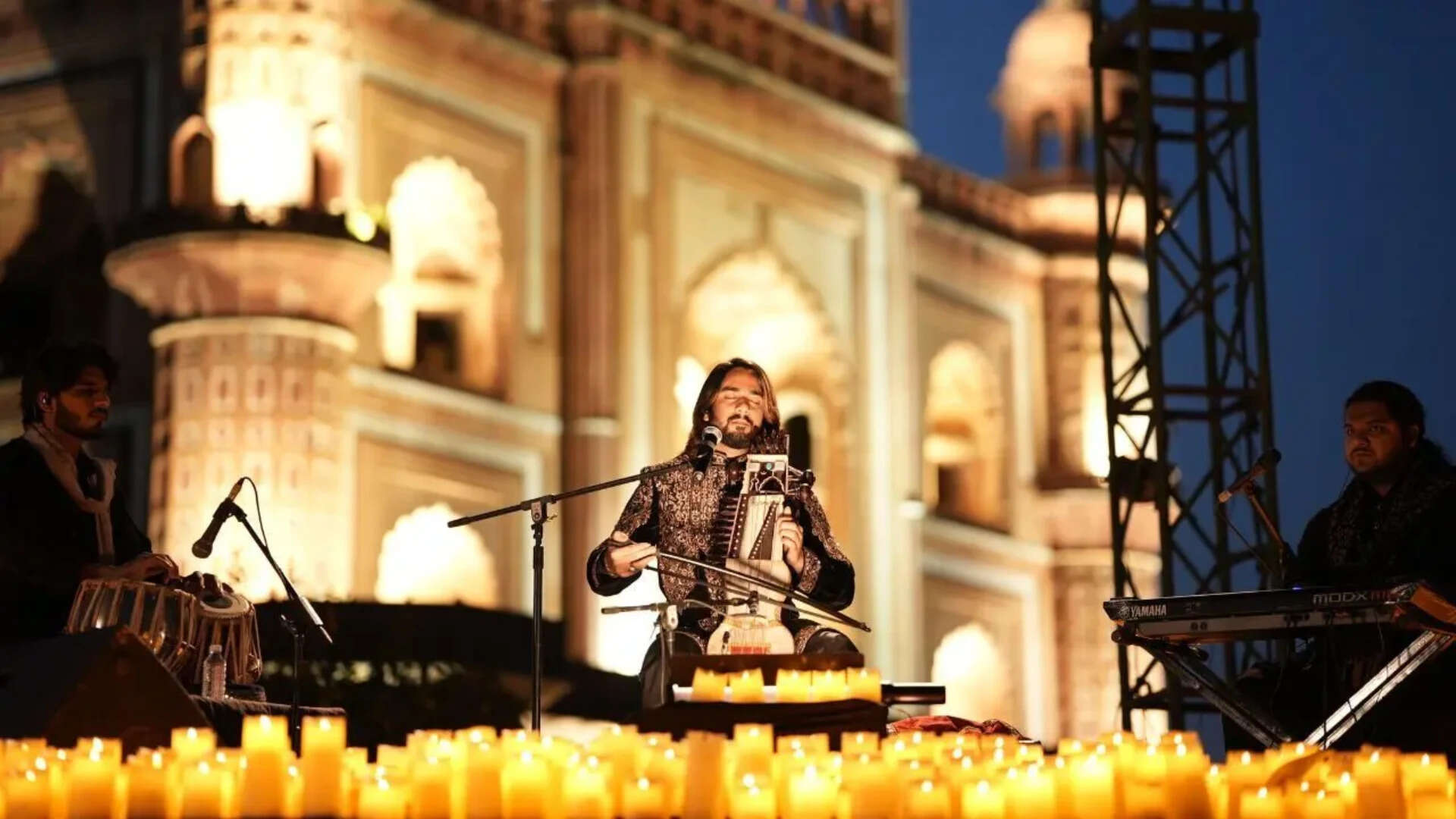 The choice of Mehfil-e-Sufi as the centrepiece was deliberate, its themes of devotion and longing resonating within monuments steeped in centuries of history The choice of Mehfil-e-Sufi as the centrepiece was deliberate, its themes of devotion and longing resonating within monuments steeped in centuries of history<br>