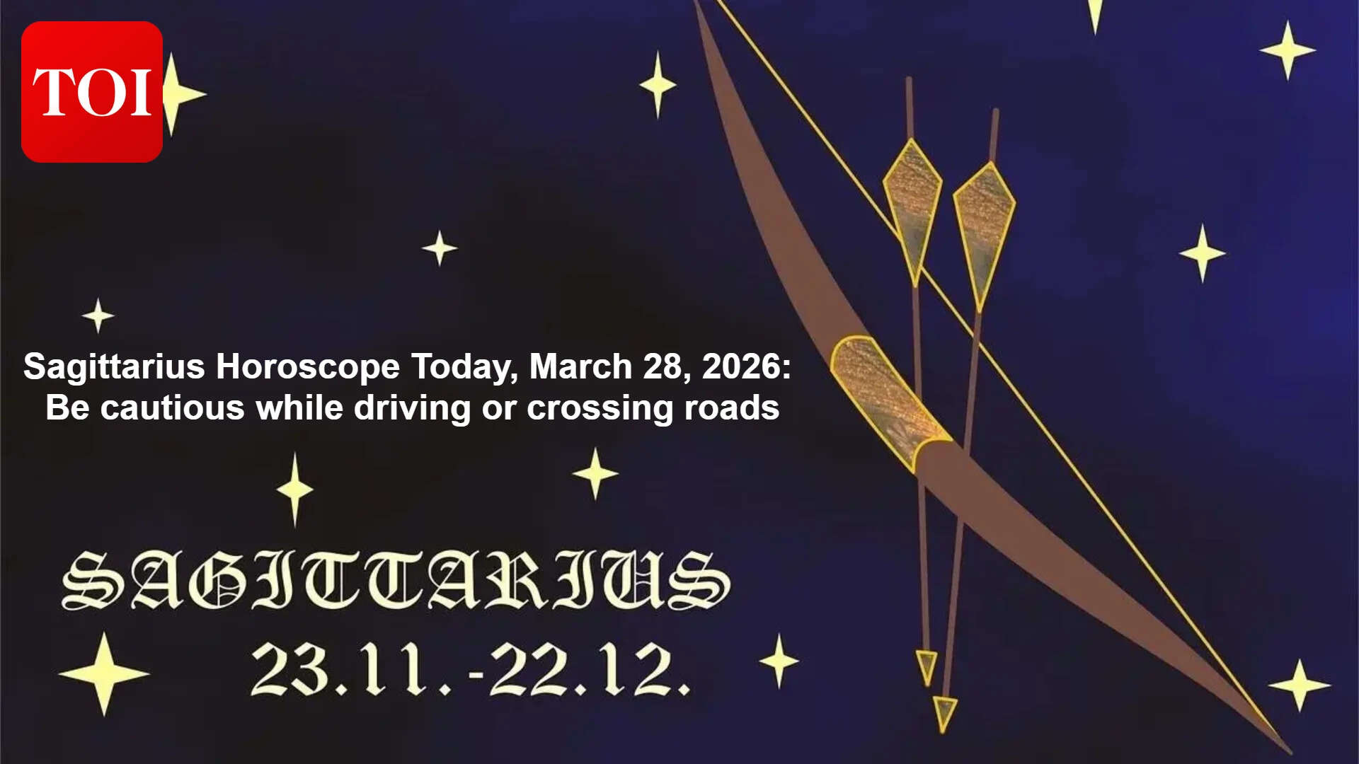 Daily Sagittarius Horoscope: Slow down and skip new investments; avoid arguments today