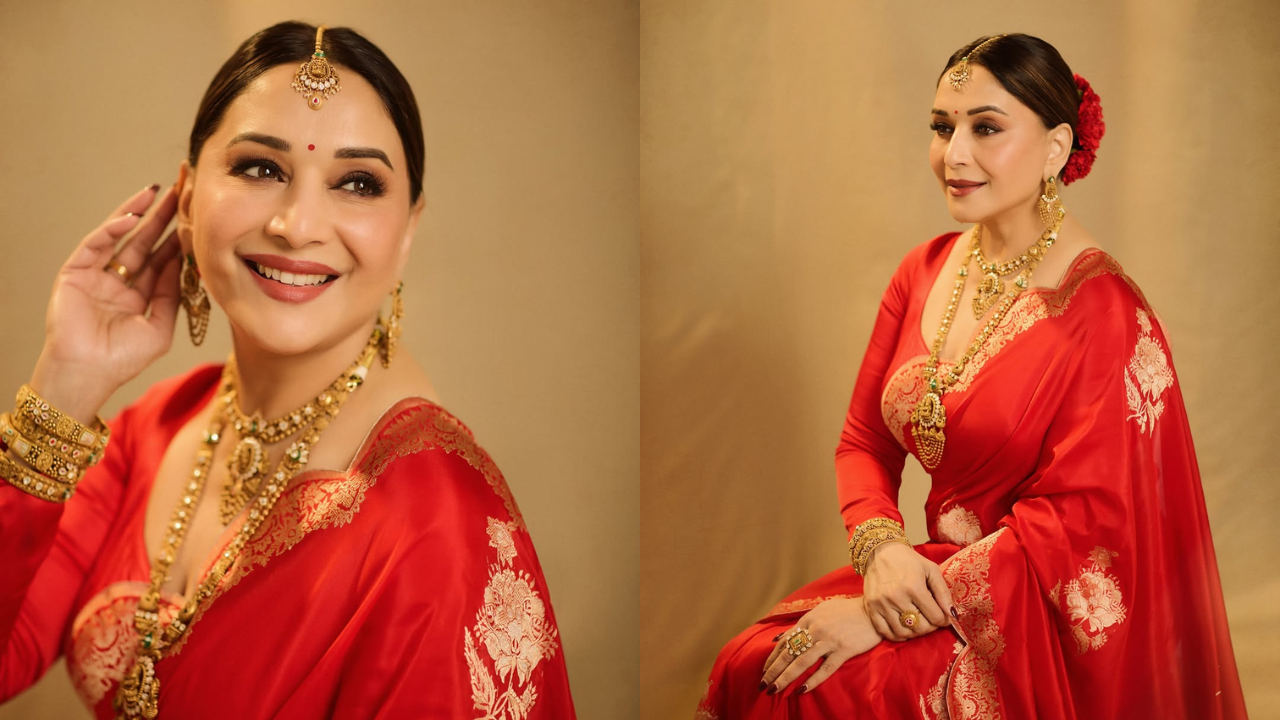 Madhuri Dixit Nene Rewrites Bridal Elegance