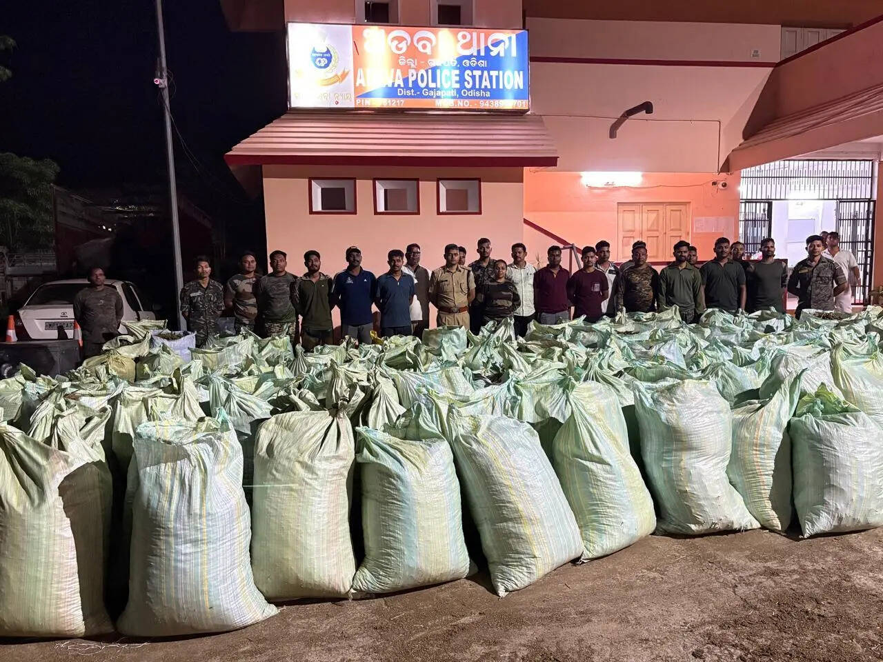 Ganja worth Rs4cr seized in Gajapati district