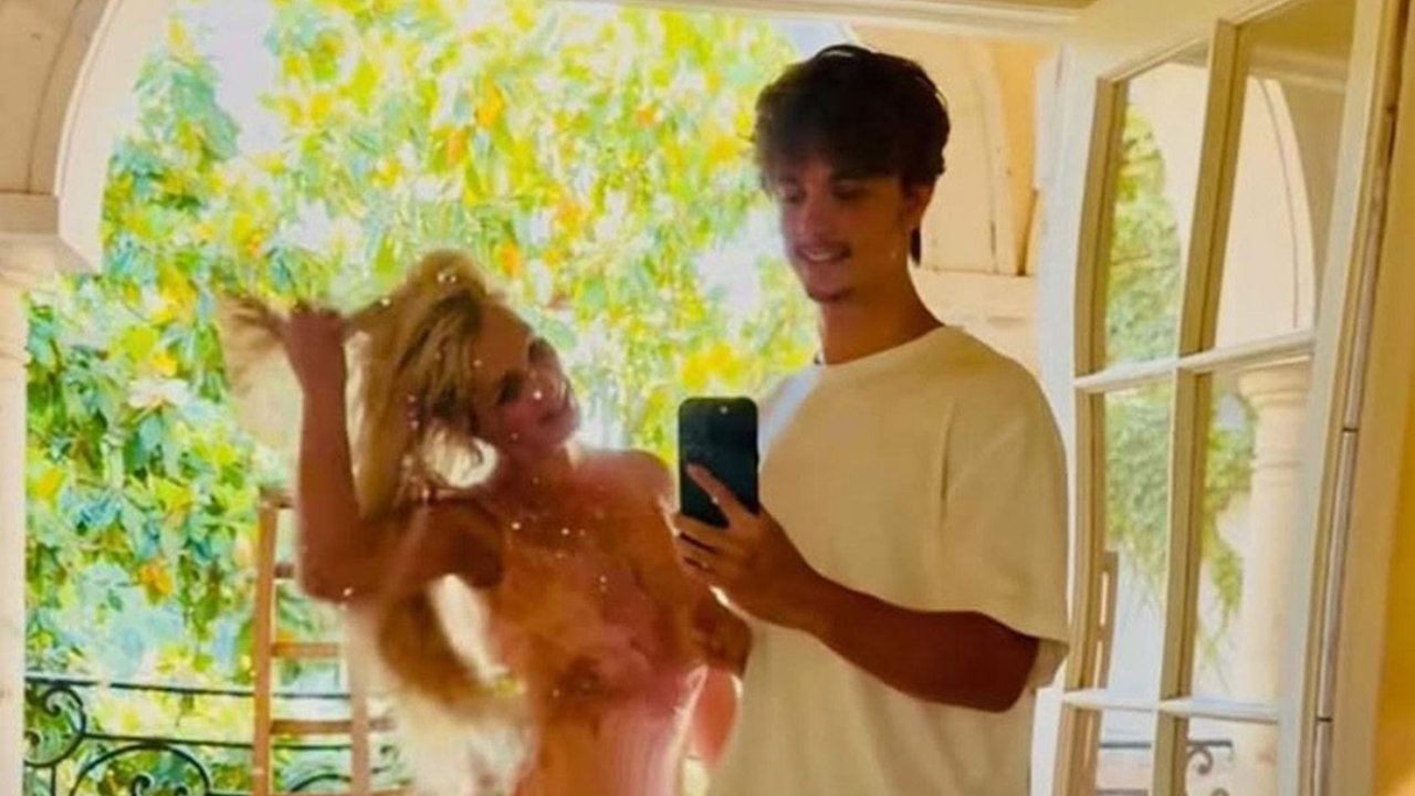 Britney Spears shares video with son Jayden