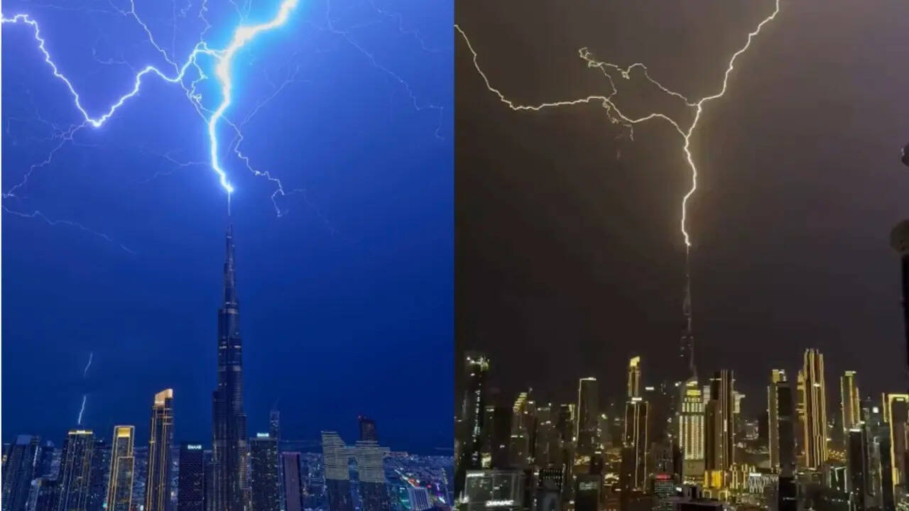 Dubai Crown Prince drops viral picture of lightning strike on Burj Khalifa: Why world’s tallest tower doesn’t flinch explained
