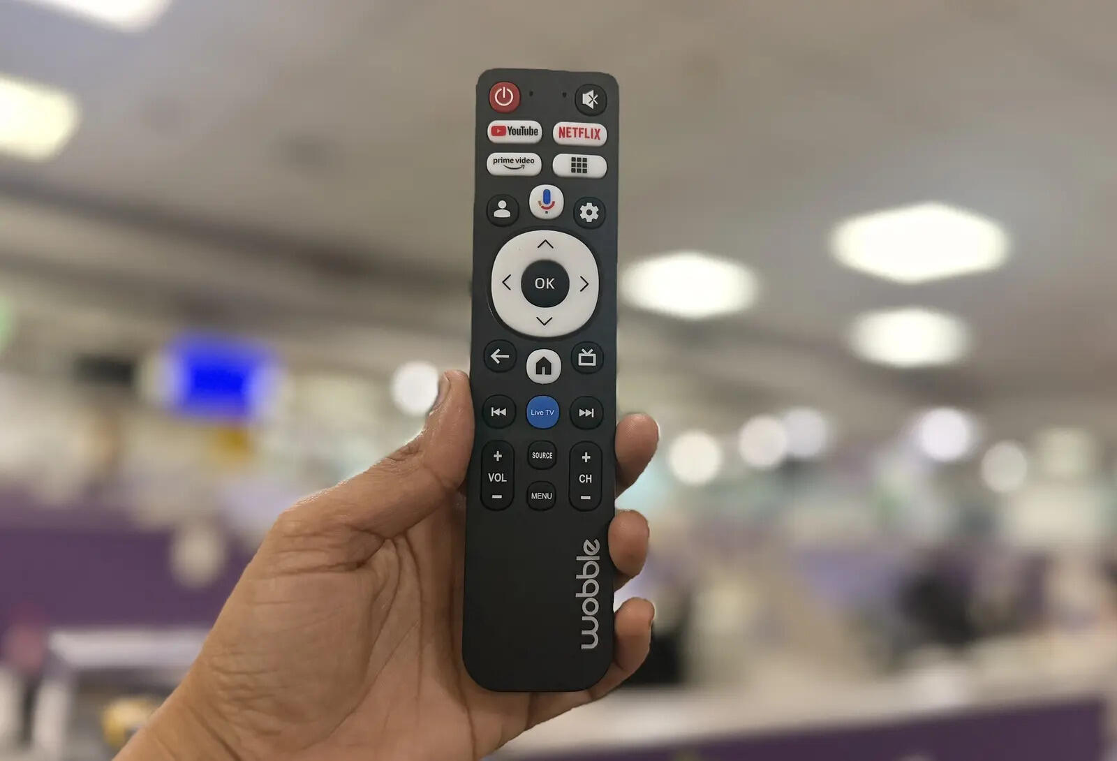 Wobble K Series Ultra HD LED Smart TV remote