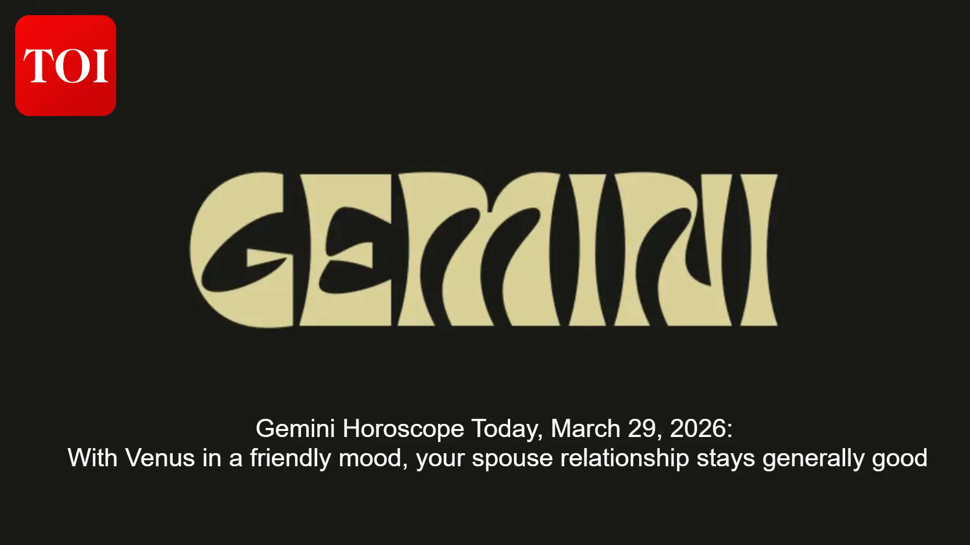 March 29, 2026 Forecast: Gemini urged to stay patient and focused; tip calms work stress