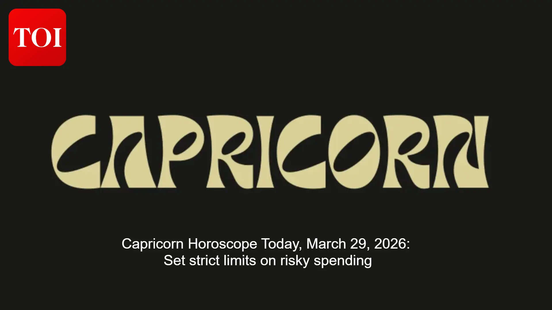 Capricorn Daily Guidance: Horoscope stresses careful proposals; money, health need discipline