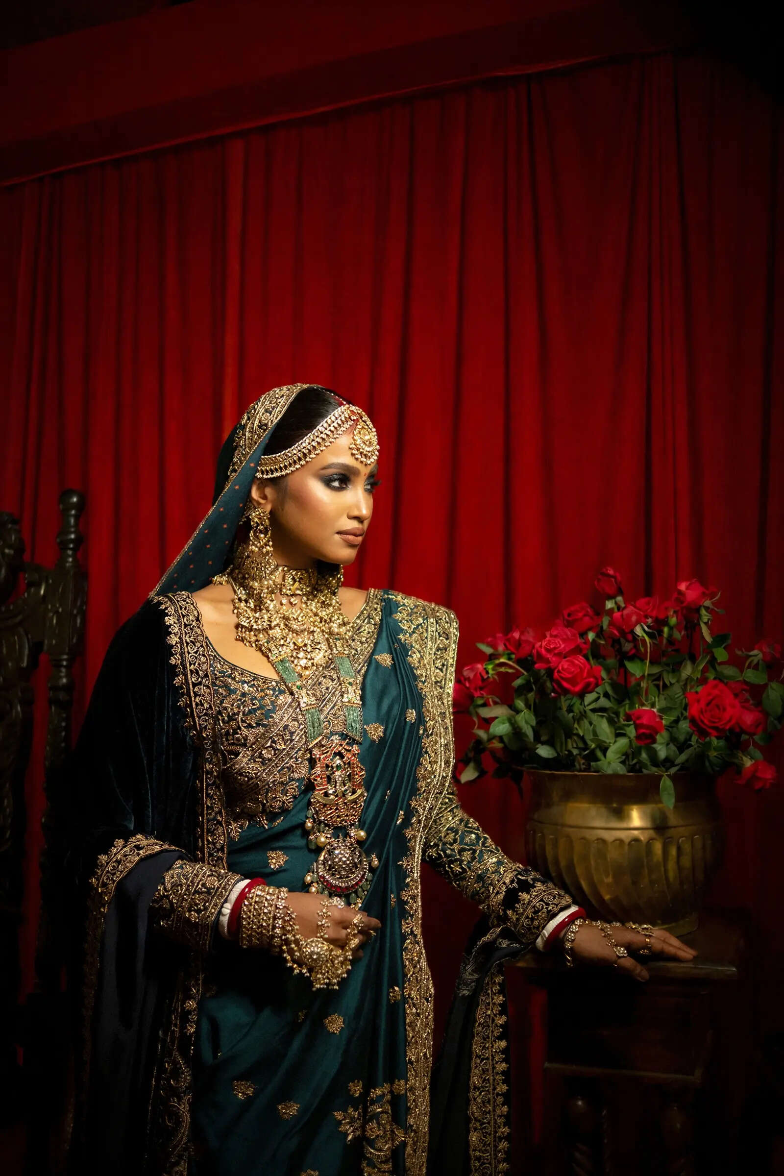 Srijita Ghosh's reception look