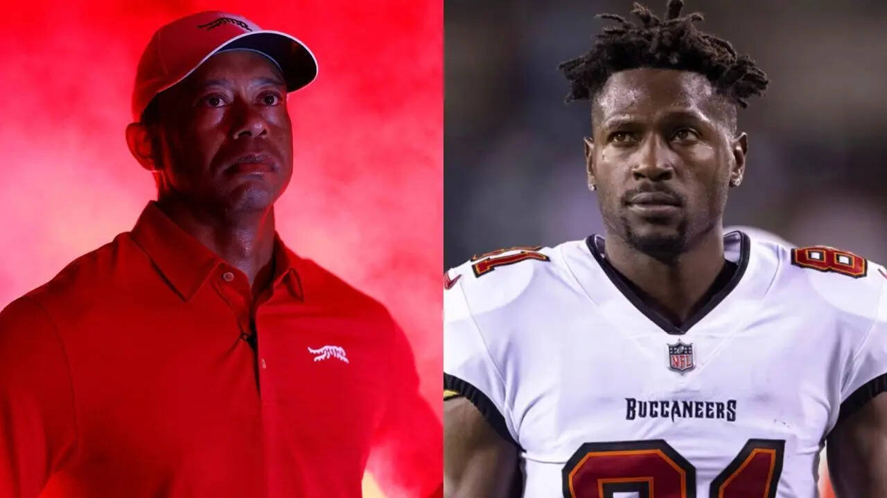 Antonio Brown sparks outrage with racist jab at Tiger Woods after DUI news