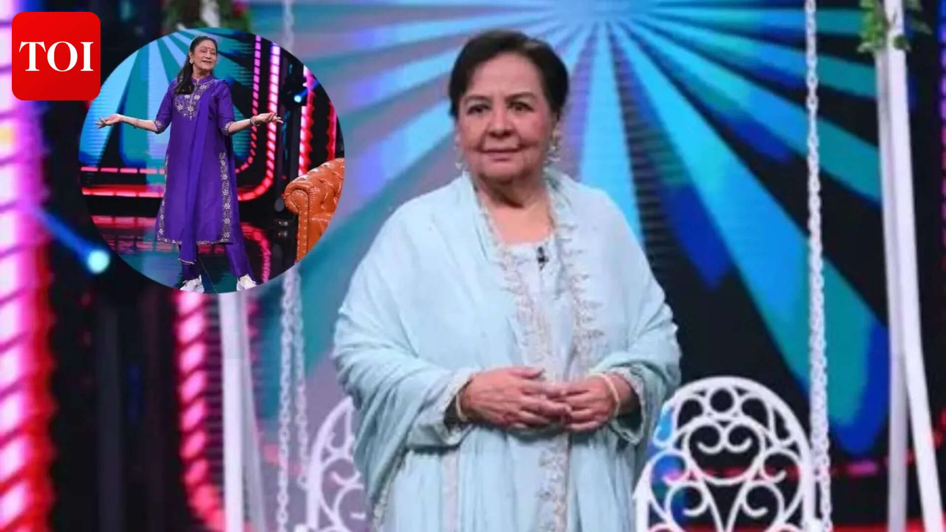 Aruna Irani and Farida Jalal dance to hit song ‘Kaliyon Ka Chaman’
