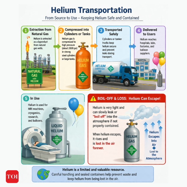 Transporting Helium