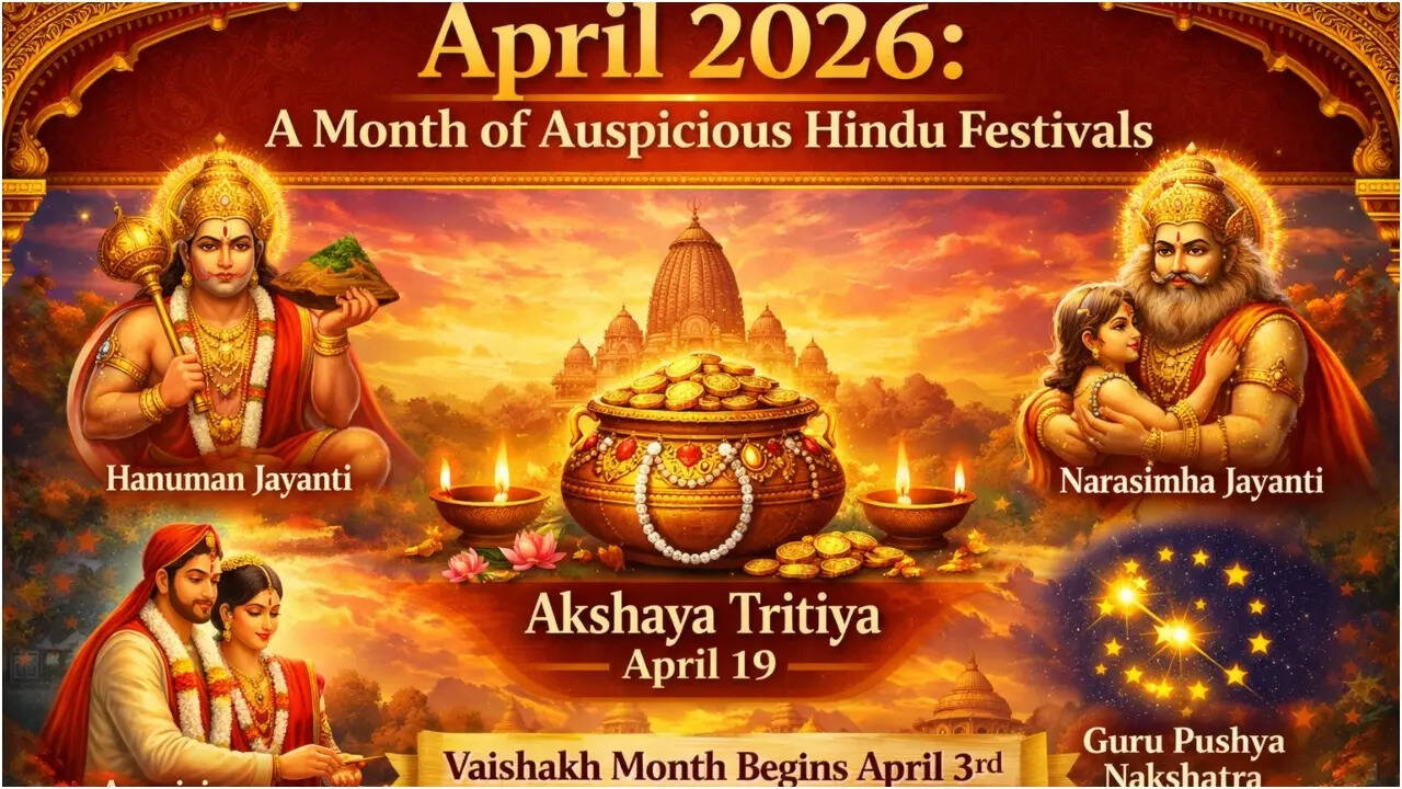 April 2026 brings Vaishakh Month: Full list of important festivals, vrats and shubh muhurats