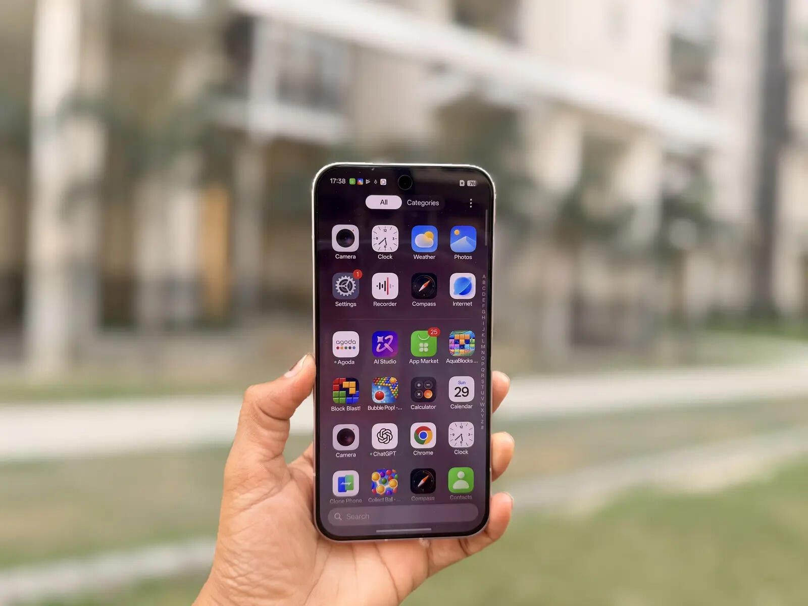 Oppo Reno 15 Pro Mini display