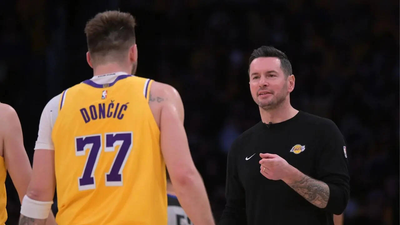 JJ Redick reacts to Luka Doncic's suspension. Image via: Jayne Kamin-Oncea-Imagn Images JJ Redick reacts to Luka Doncic