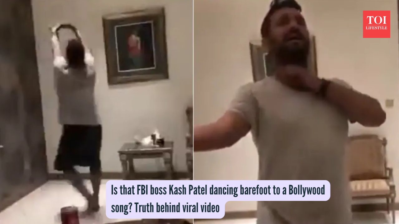Is that FBI boss Kash Patel dancing barefoot to a Bollywood song Truth behind viral video