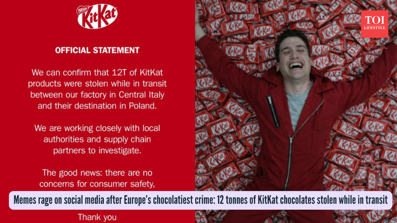 Memes rage on social media after Europe’s chocolatiest crime 12 tonnes of KitKat chocolates stolen while in transit