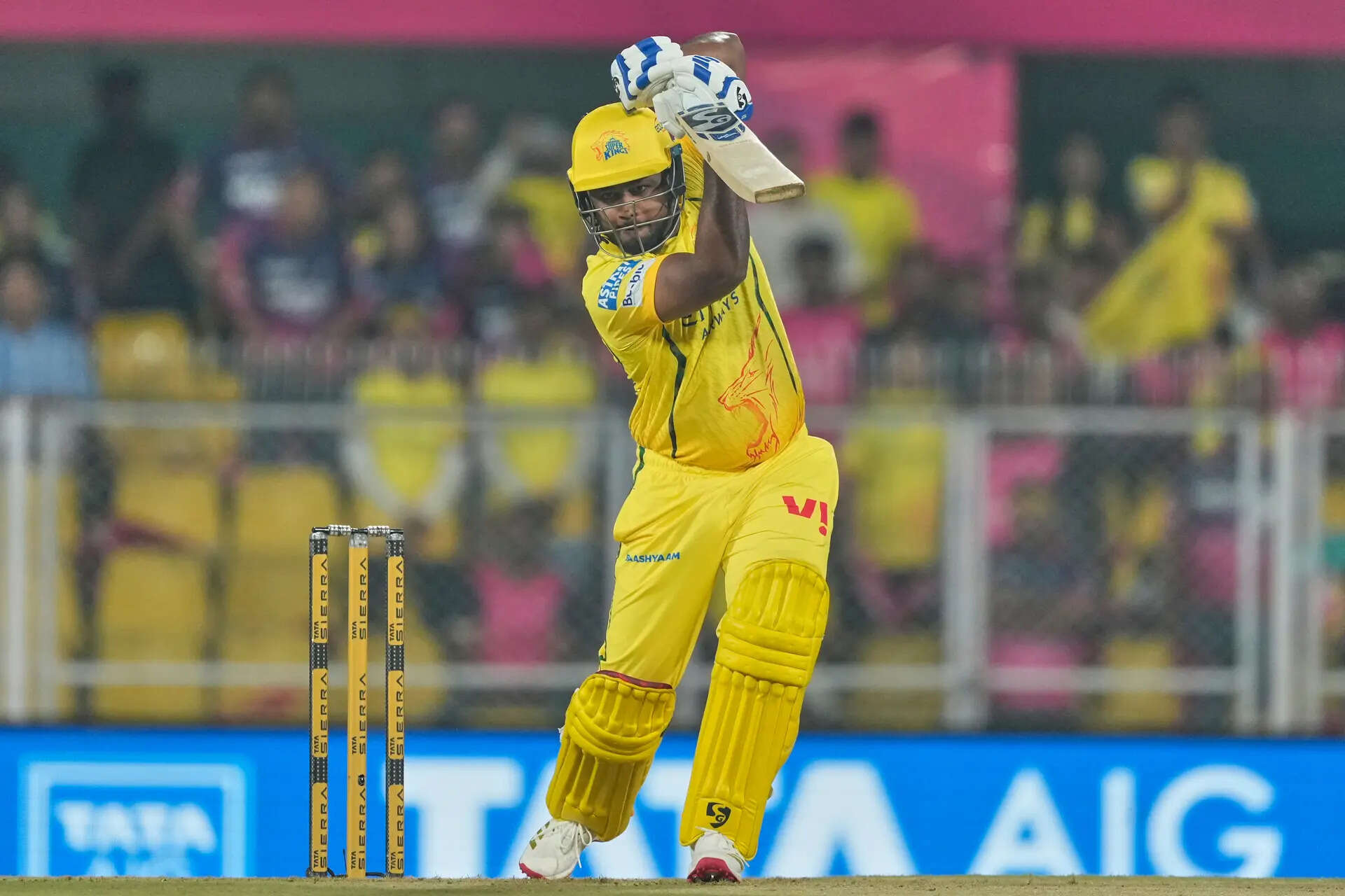 CSK vs RR: Samson, Gaikwad fall cheaply ; CSK three down in powerplay