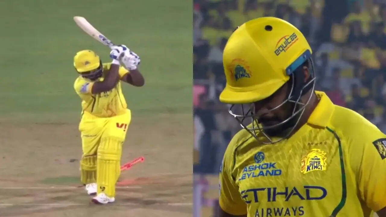 Sanju Samson falls cheaply on CSK debut against Rajasthan Royals