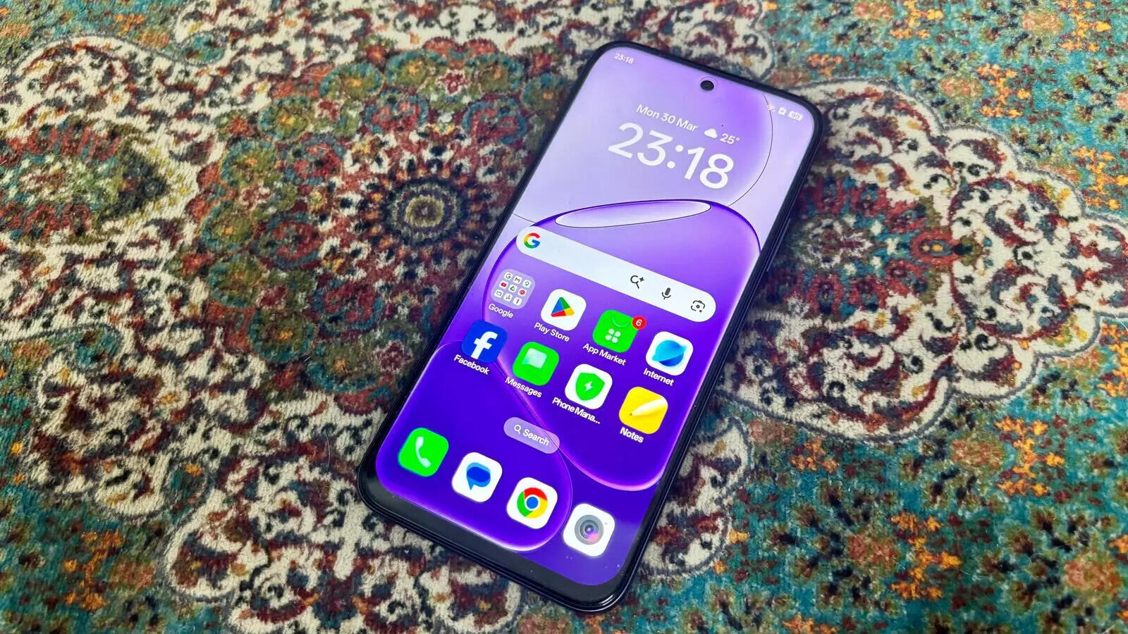 Oppo K14x front view