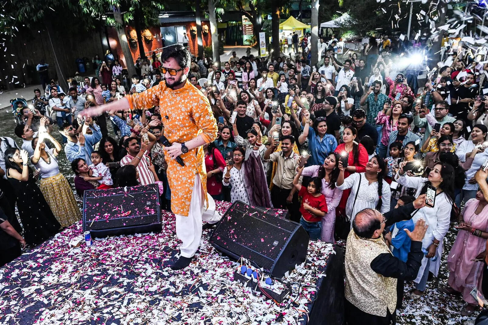 <p>A bhajan clubbing event at Jungle Trail on Sunday</p>