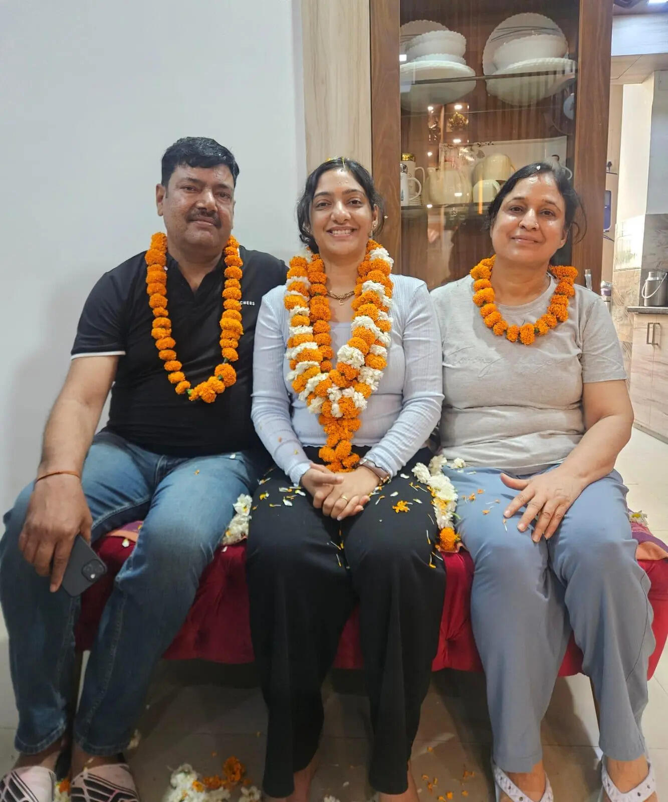 Apart from academics, Chauhan enjoys playing badminton and cooking in her free time