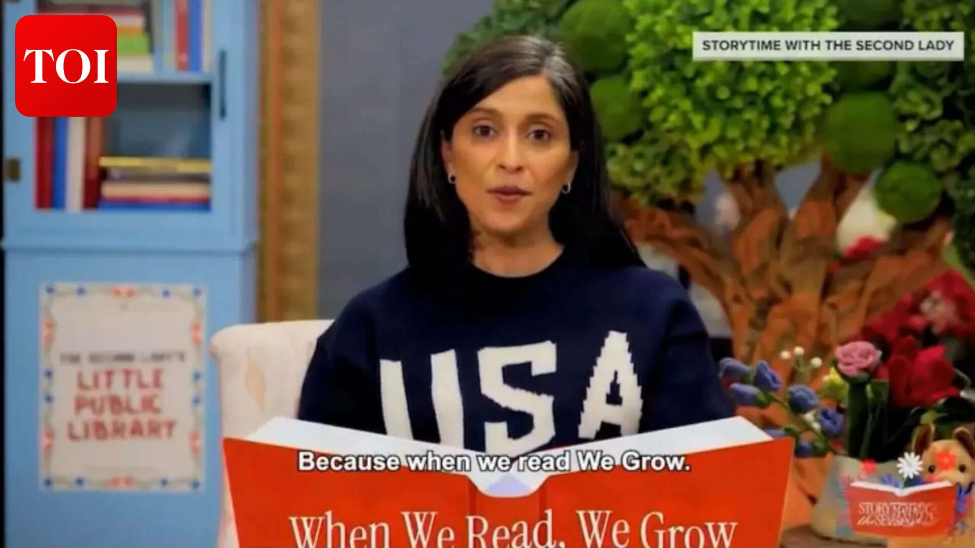 Usha Vance turns narrator: Opens podcast to promote child literacy; netizens blame JD Vance for ‘defunding’ the Department of Education