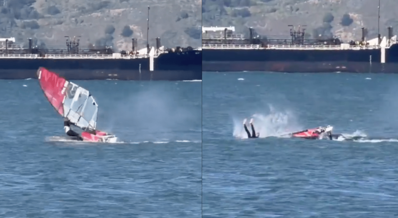 Watch video: Windsurfer hits whale in ‘unbelievable’ mid-ride moment caught on camera