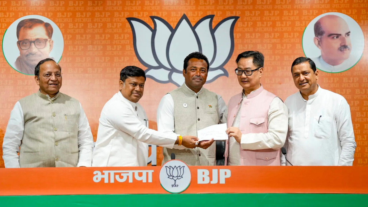 ‘Big opportunity to serve the youth’: From tennis courts to politics, Leander Paes joins BJP
